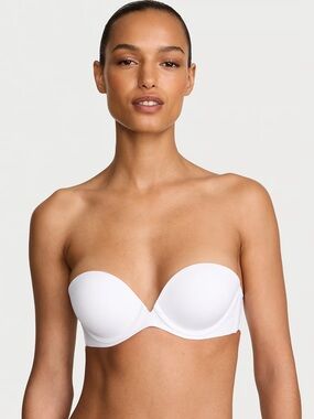 Victoria's Secret White Strapless Padded Bra